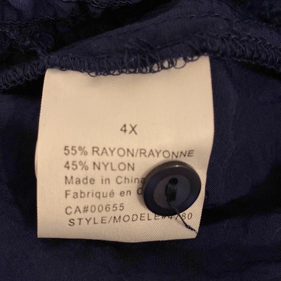 Short sleeve blouse with elastic waist - Picture 4 of 4